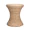 Household Essentials 21" Woven Hyacinth Hourglass End Table